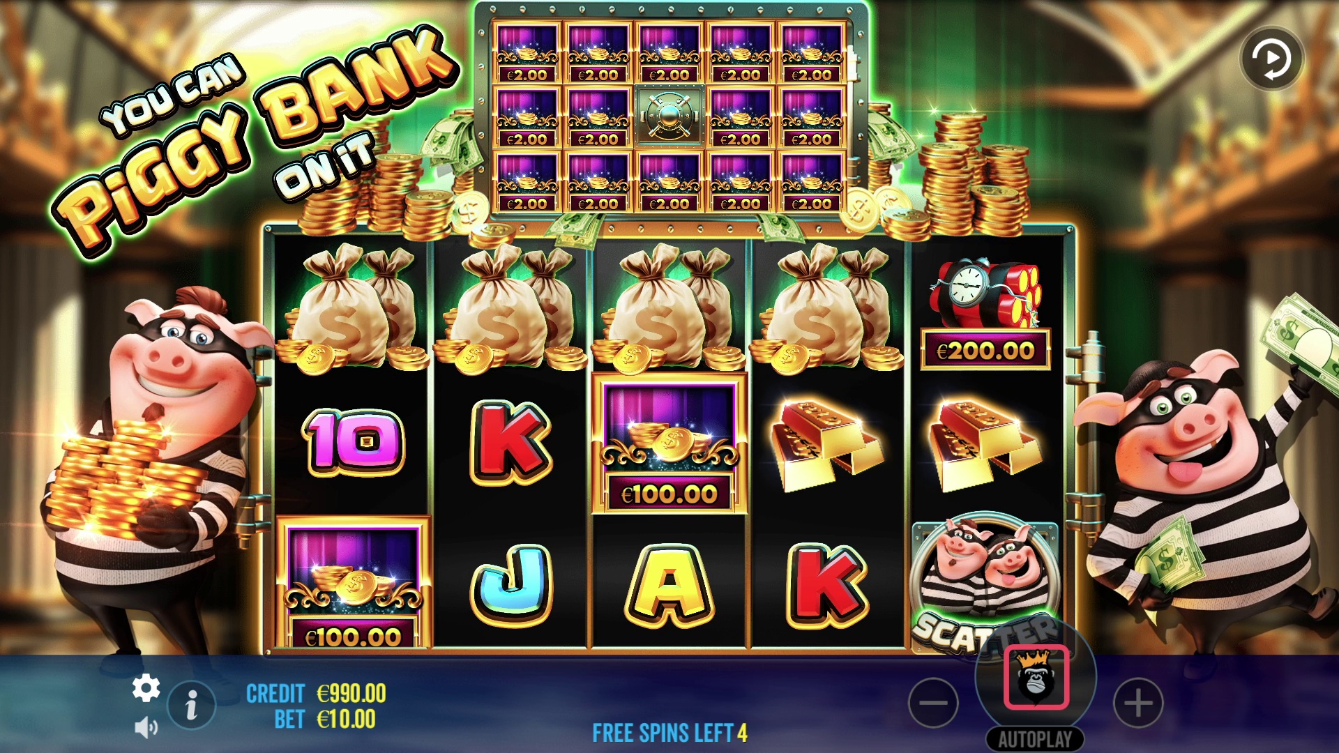You Can Piggy Bank On It - screenshot with slot description 3